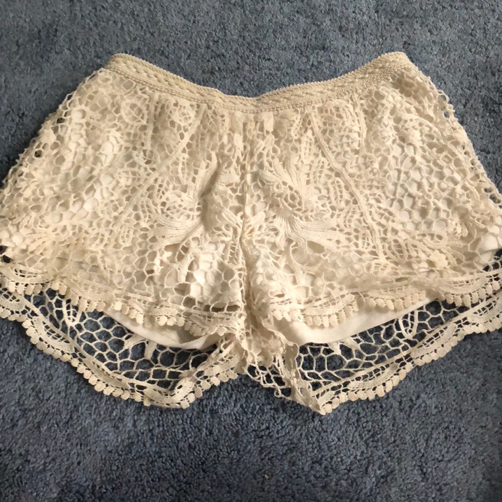 Crochet shorts